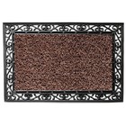 GrassWorx 10376396 Wrought Iron Stems and Leaves Style Door Mat 24 L x 36 W in.