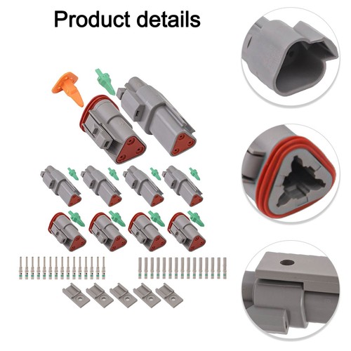 Juego de conectores para DT para 1620 para cable AWG con 5 kits de terminales impermeables