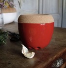 Emile Henry 1.1 Qt. Garlic Storage Pot | Burgundy