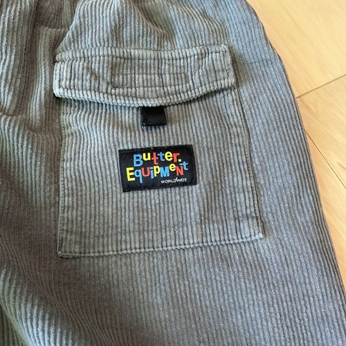 Butter Goods High Wale Cord Pants Gray Classic Everyday Fit Men’s Medium - Picture 6 of 6