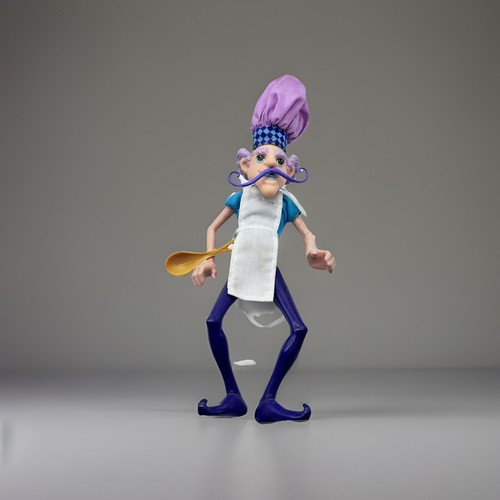 Vintage Strawberry Shortcake Purple Pie Man Doll With Apron And Ladle - Picture 4 of 9