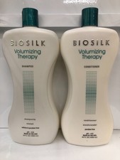 BioSilk Volumizing Therapy Shampoo  Conditioner for Strength  Moisture 34oz