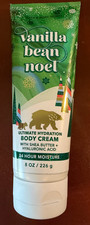 Bath  Body Works VANILLA BEAN NOEL Ultimate Hydration Body Cream 8 oz