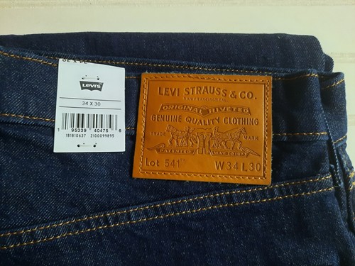 Jeans Levis 541 Athletic Taper 34x30* lavado oscuro NUEVOS NUEVOS CON ETIQUETAS - Imagen 3 de 5