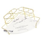 1Pc Bathroom Storage Rack Toothbrush Rack Holder Corner Shelf (Random Style)