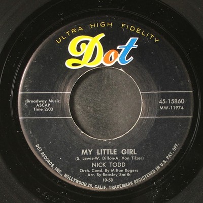 【中古】［CD］Little Dots NICK TODD: my little girl DOT 7