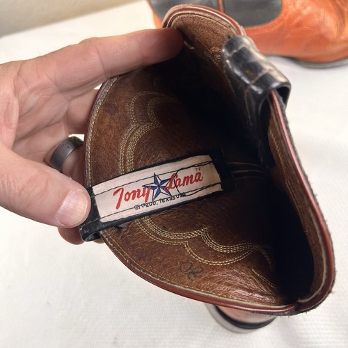 Tony Lama Bullhide Vasco Stockman Braun Cowboystiefel Herren 8,5 D - Bild 13 von 13