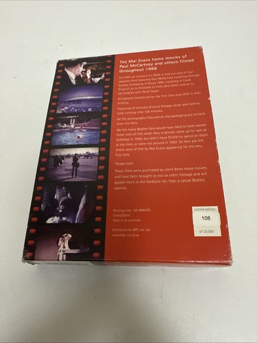 THE BEATLES Mal Evans' Uncut Silent Home Movies 1966 4-DVD SET 108/20,000 - Picture 5 of 7