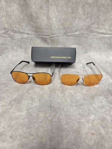 Anmcha Glasses Gaming/Driving Blue Light Protection 2 pairs in each case - Afbeelding 1 van 5