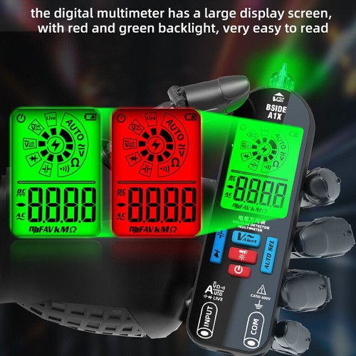 Smart Digital Multimeter Tester Rechargeable Electrical Voltmeter AC DC Bylkktcd - Picture 8 of 15