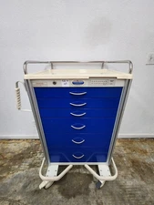 Armstrong Medical Aluminum Crash Cart Auto-Locking w/ locking Keypad Tool Box