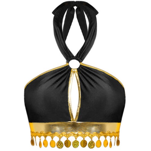 Women Dancewear Princess 2-Piece Indian Outfits Chiffon Skirt Stage Shiny Adult - Bild 40 von 99