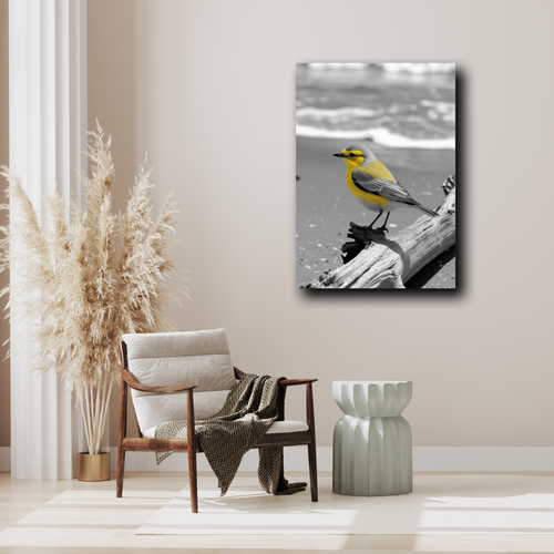 Yellow Bird Canvas Wall Art – Coastal Beach Animal Print – Wildlife Nature Decor - Picture 27 of 55