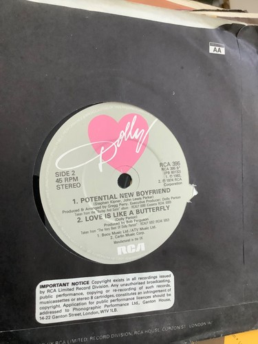 Dolly Parton. Here you come again. 7”single. . RCA records 1977 - Picture 2 of 2