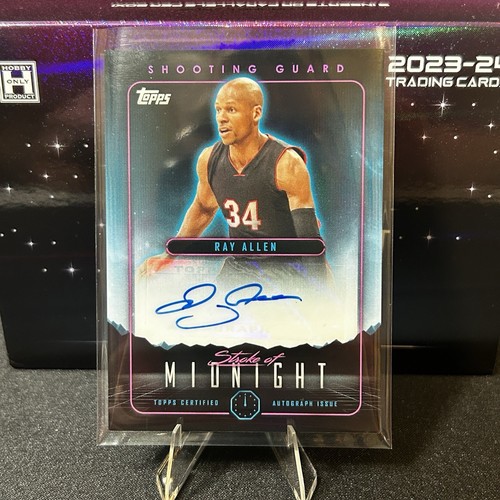 2024 Topps Midnight Ray Allen Auto SMA-RA MiamiHeat