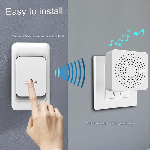 Levels Volume Levels Volume Operating Frequency Outdoor Wireless Doorbell - Picture 3 of 12