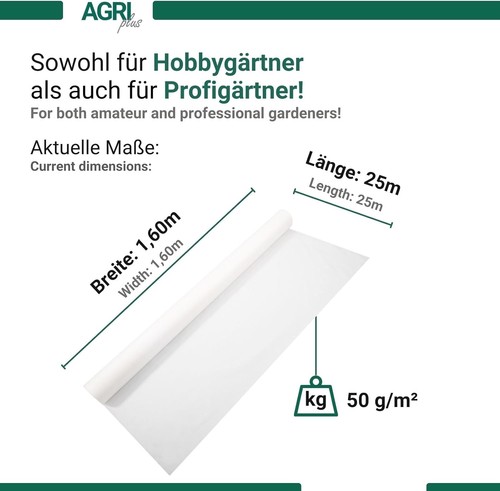 Wintervlies Frostschutzvlies Schutzvlies Pflanzenschutzvlies Winterschutzvlies - Bild 12 von 14