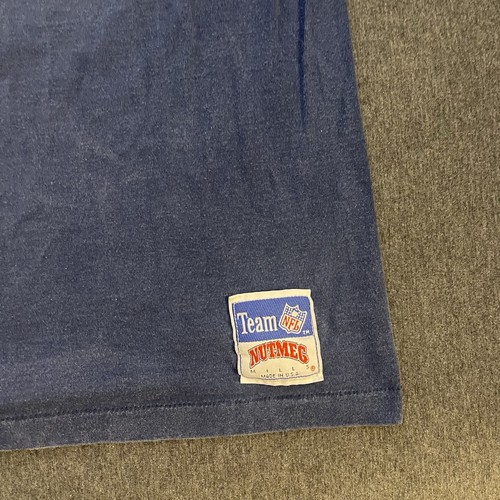 Dallas Cowboys Nutmeg Shirt Men Large Blue Vintage NFL USA READ - Picture 2 of 10