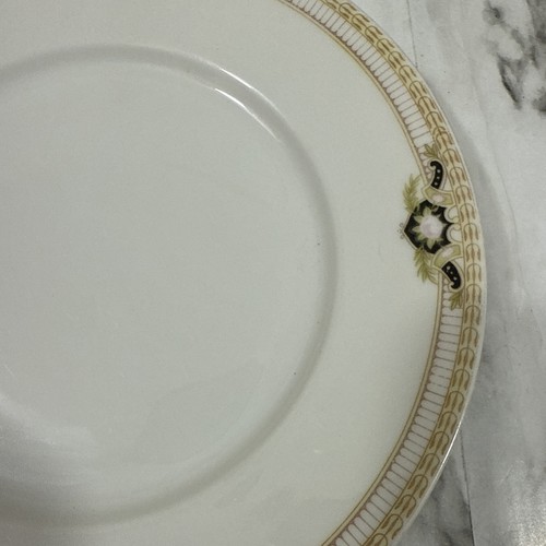 2 Royal Bayreuth Bavaria Belmont Roses On Black Shield 7-3/4" SALAD PLATE - Picture 4 of 11