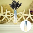 Glasblumenvase, dekorative Vase, Blumenarrangement, Farbverlaufsvase