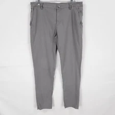 Birddogs Pants Mens 36x32 Gray Slim Fit Stretch Casual Chino Golf Preppy