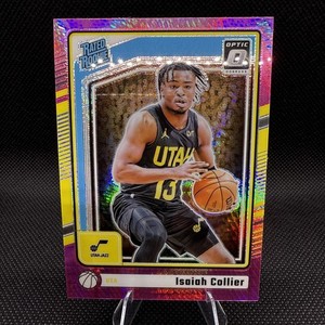 2024-25 Donruss Optic Basketball Hyper Pink Rated Rookie Isaiah Collier #295