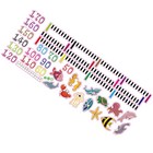 Height Measurement Stickers Removable Waterproof Cartoon Kids Growth Chart Wall