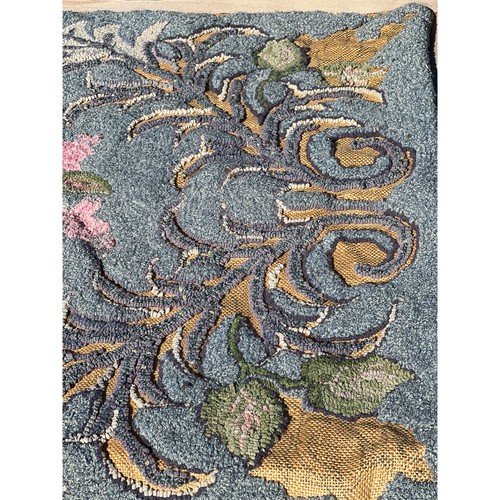 Vintage Handwoven Tapestry Rug Wall Hanging Aubusson 45x30" Wool Unfinished - Picture 3 of 9