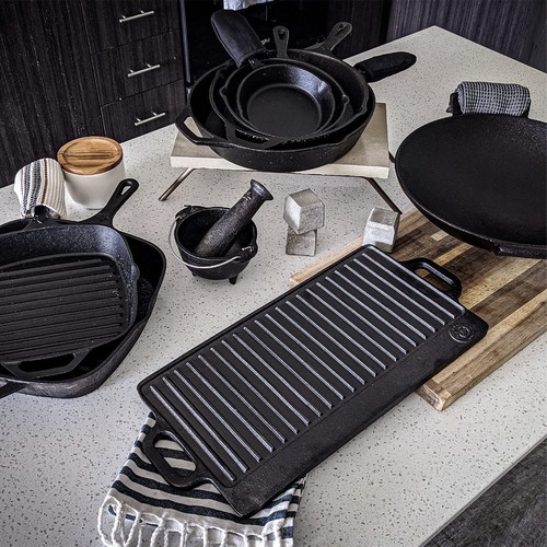 Backcountry Iron 4.75 inch Cast Iron Mortar and Pestle Set 2 Cup Spice Grinder - Bild 7 von 7