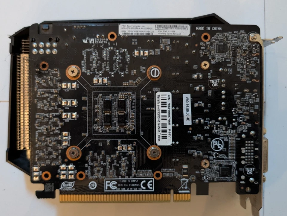 PNY NVIDIA GeForce GTX 1660 Super OC 6GB GDDR6 XLR8 Graphics Card USED WORKING - Image 2 of 4