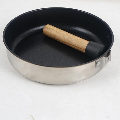 Camping Frying Pan Flat Griddle Pan Tableware Kitchen Cookware Portable - Picture 3 of 7