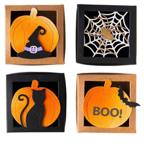 Sizzix Thinlits Tim Holtz Halloween Cutting Dies & Spooky Silhouette Box NEW - Picture 6 of 8