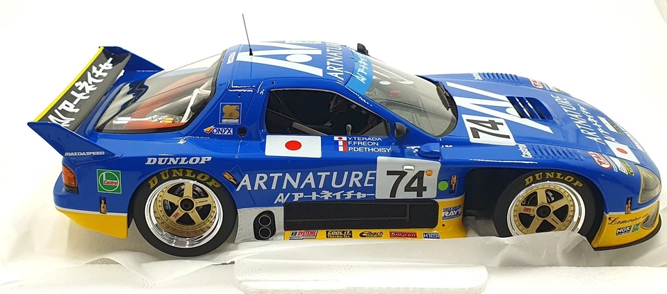 Mazda RX-7 #74 Arnature 1994 Le Mans TS0360 resina escala 1/18 velocidad máxima Foto 4 de 4