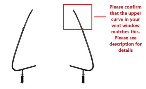 LH & RH Side Vent Window Frames For 1973-1980 Chevy C10 Pickup Truck - Picture 1 of 5