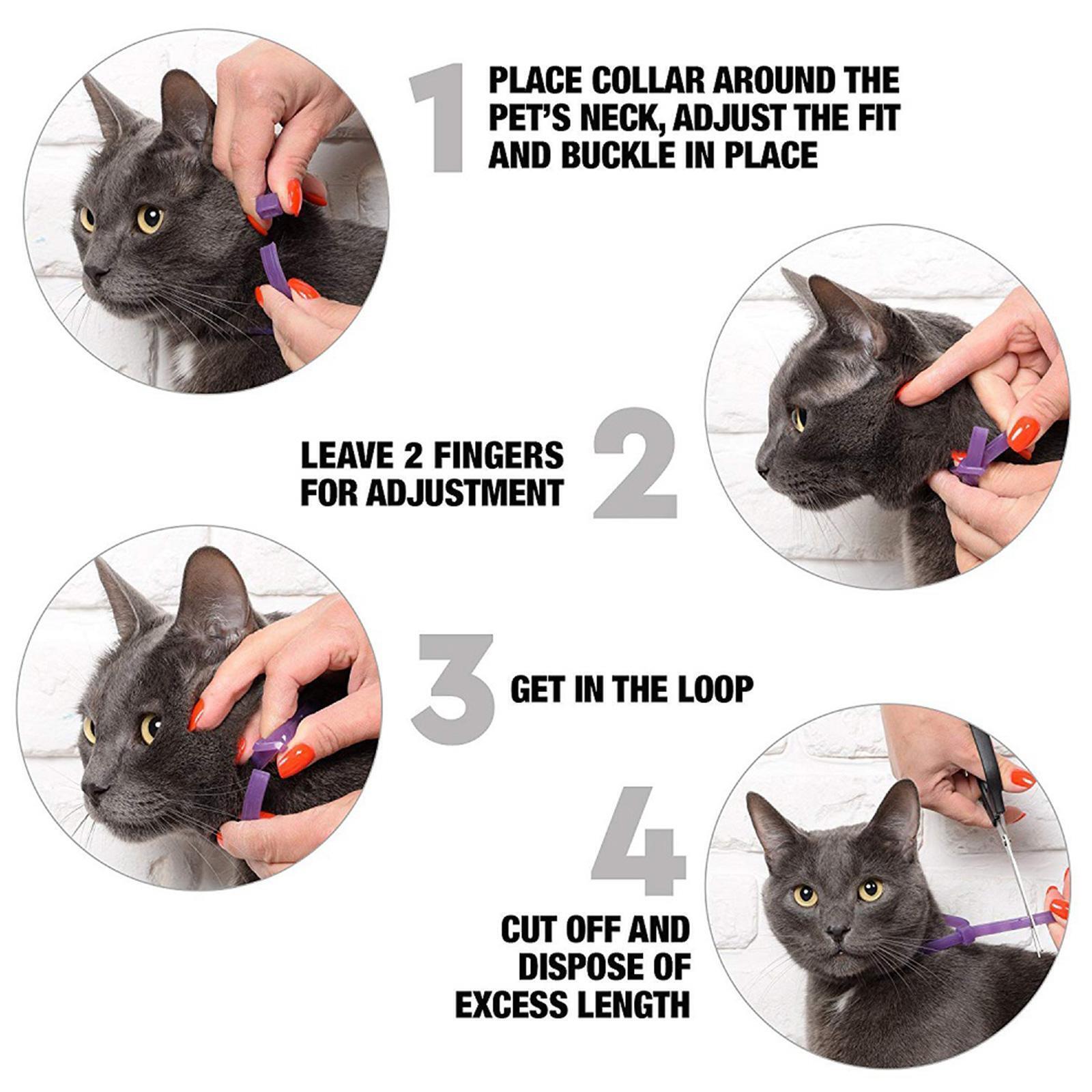 3Pcs Pet Dogs Calm Collar Cat And Dog Soothe Collar Anxiety Relieve Z3R2 - Picture 10 of 13