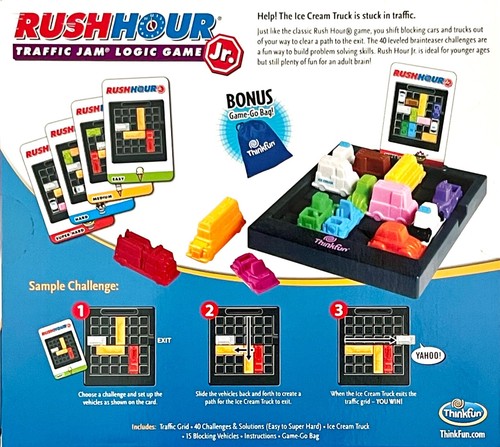 Rush Hour Traffic Jam Jr. Replacement Parts ThinkFun Logic Puzzle Game - Picture 3 of 17