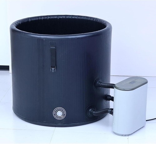 Portable Inflatable Hot Tub Spa Outdoor Hot Tub For Cold Plunge Tub Therapy - Picture 7 of 11