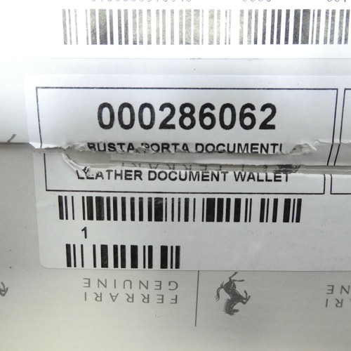 Original Ferrari 458 488 Bordmappe Servicemappe Leder Document Wallet Leather - Picture 6 of 6
