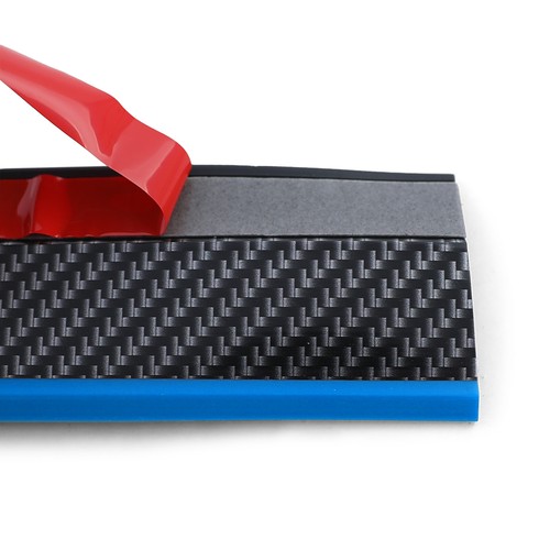 Front Spoiler Lippe Schweller universal flexibel 2,5mx5cm Carbon Optik blau - Picture 5 of 8