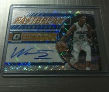 2017-18 Donruss Optic Fastbreak WESLEY IWUNDU auto 