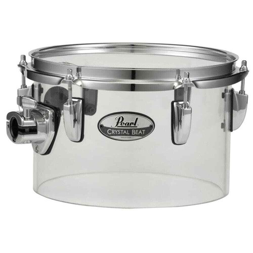 Pearl Crystal Beat 10"x6.5" Single-Headed Tom Ultra Clear - Picture 1 of 2