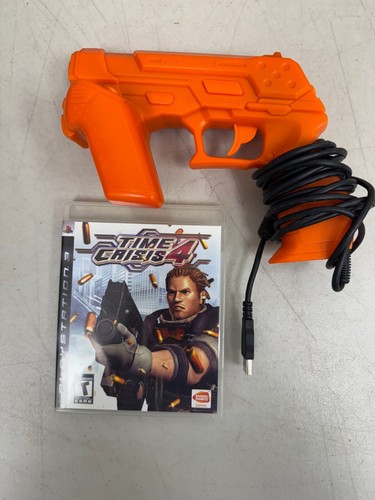 PlayStation 3 Time Crisis 4 PS3 Game and Gun- No Sensors
