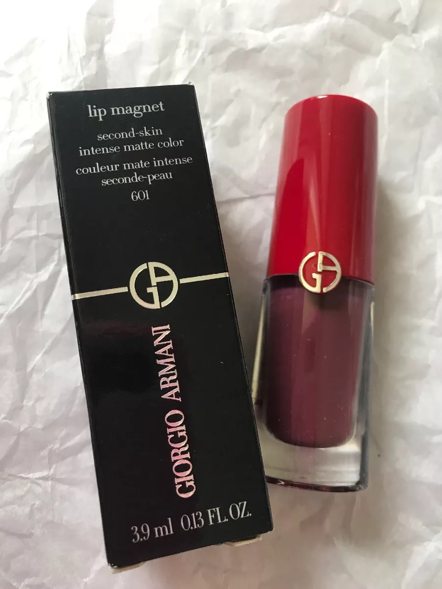 Giorgio Armani Lip Magnet Second Skin Intense Matte Color liquid Lipstick 601