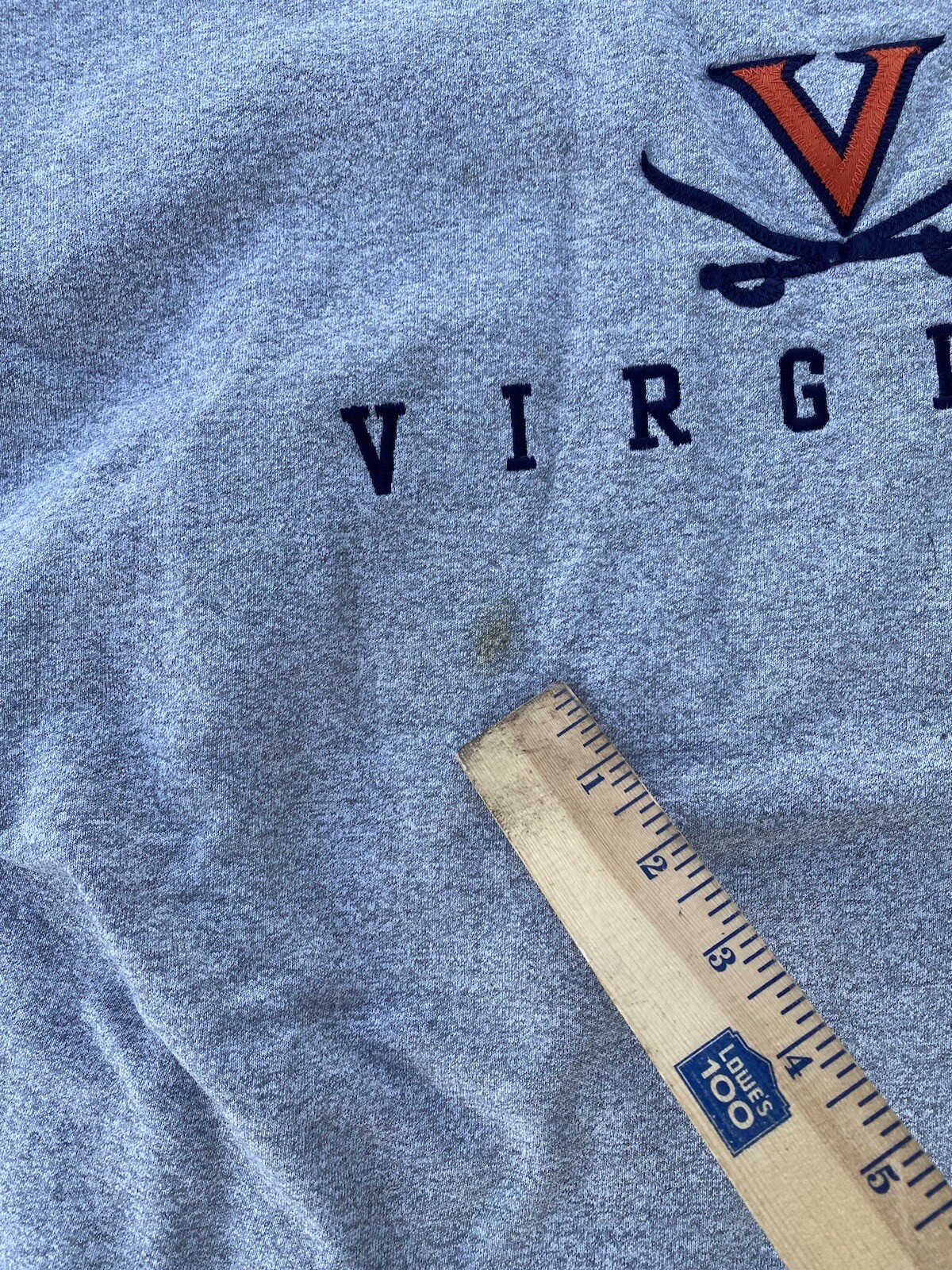 Mincers UVA Cavaliers L Sweatshirt Gray University Of Virginia Vintage