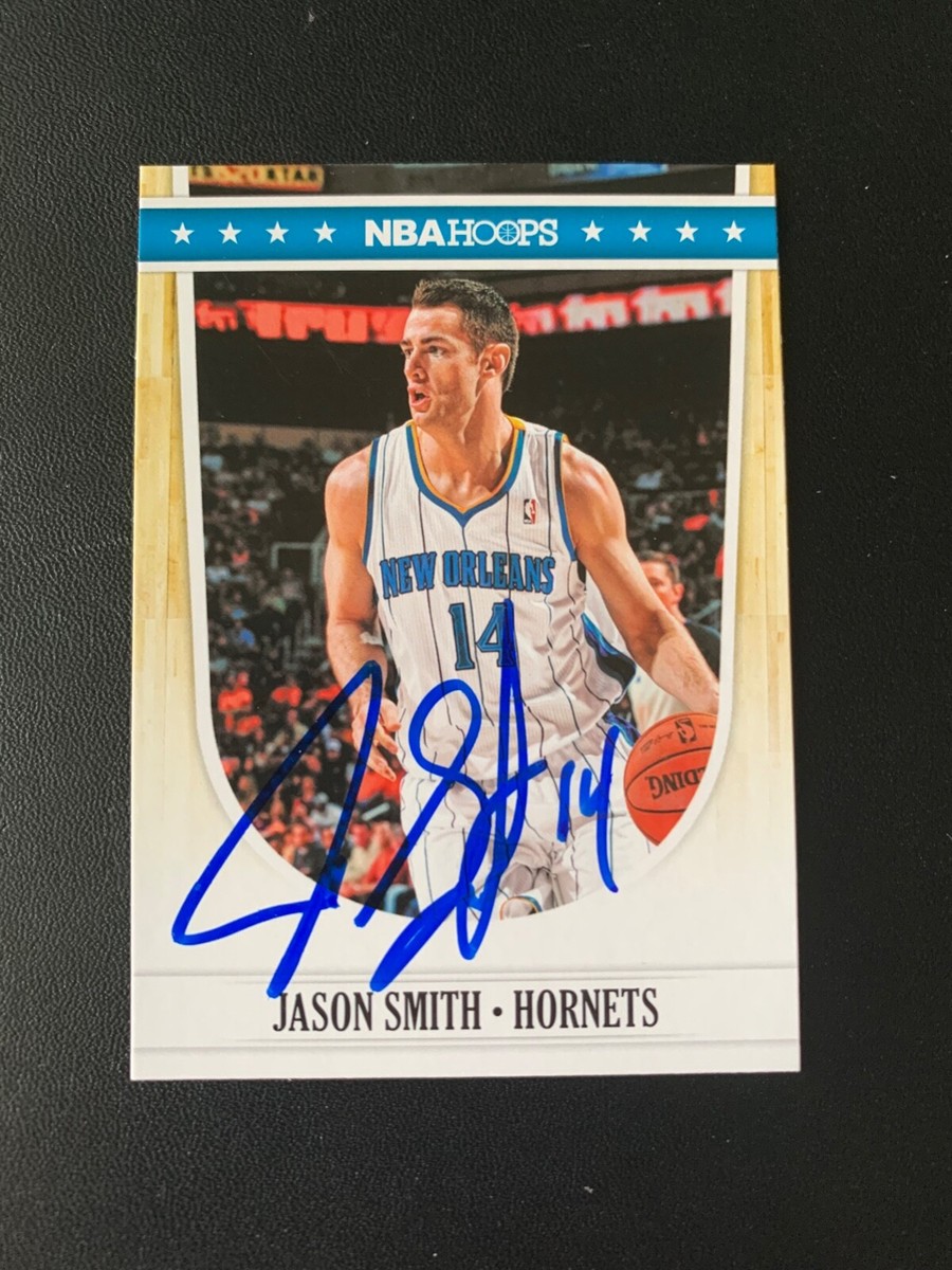 Jason Smith Signed 2011-12 NBA Hoops #155 Card New Orleans Hornets