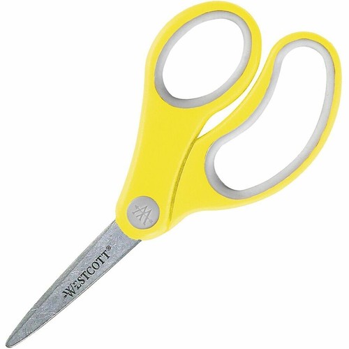 Westcott Soft Handle 5" Pointed Kids Scissors Stainless Steel, Assorted ACM14727 - Picture 3 of 5