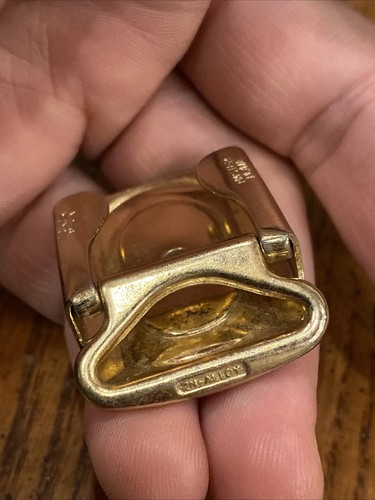 De Colección TONO DORADO PLATA Hickok EE. UU. Placa Maestra Cinturón Hebilla LETRA MONO Inicial F - Imagen 23 de 23