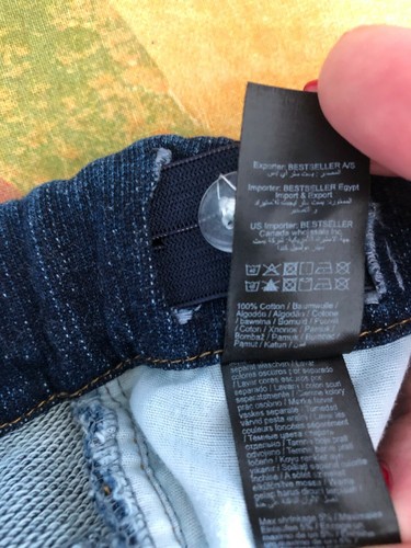 NWT LITTLE PIECES Lpringo Boys Jeans A Dark Blue Denim Skinny Size 9/10 €39.95 - Picture 10 of 10