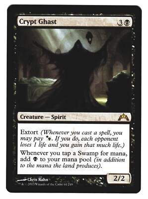 Magic The Gathering MTG - Gatecrash GTC 2013 - #61 Crypt Ghast NM  x1  LOT3
