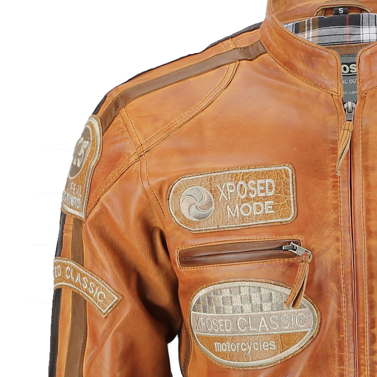 Xposed leather jacket sale